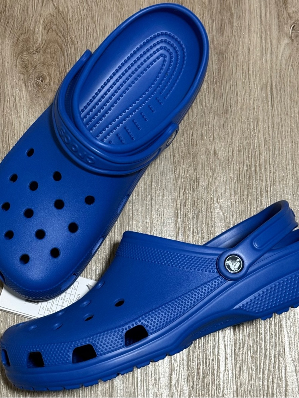 Crocs Classic Clog Blue Bolt Slip-on Shoes Men’s Size 11 New